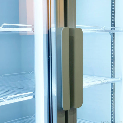 Thermaster Colourbond Upright Drink Fridge Large Two Glass Door LG-1000P